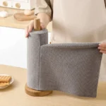 Reusable Cleaning Wipe Household Kitchen Cloth Microfiber Towel Rolls Dish Rags Wash Paper Towel Replacement 1 Roll of 20 Sheets