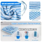 Microfiber Cleaning Cloth Velvet Thickened Dishcloths High Absorbent Scouring Kitchen Washing Dish Rags Household Wipe Towels