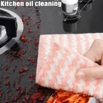 Microfiber Cleaning Cloth Velvet Thickened Dishcloths High Absorbent Scouring Kitchen Washing Dish Rags Household Wipe Towels