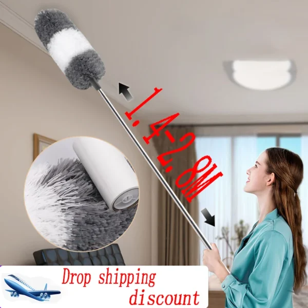 Duster Brush Microfiber Duster Extendable Gap Dust Tools Retractable Car Furniture Gap Cleaning Brush Household Cleaning Tools