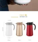 304 Stainless Steel Insulation Pot Thermoses Double Wall Vacuum Flask Car Portable Thermal Kettle Coffee Jug Teapot 850ml Water