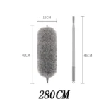 Duster Brush Microfiber Duster Extendable Gap Dust Tools Retractable Car Furniture Gap Cleaning Brush Household Cleaning Tools