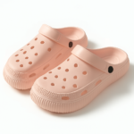 Unisex Adult Pink Clogs – Lightweight Waterproof Slip-On Garden Shoes for Men & Women, Breathable EVA Slippers with Strap for Indoor & Outdoor Use