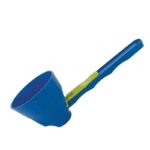 No Spill Measuring Scoop & Funnel – Dual Function Kitchen Tool with Sliding Base for Easy Transfer